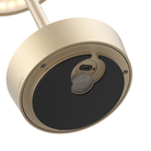 The Halo Portable Lamp from Astro Lighting in light bronze showing the base.