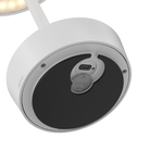 The Halo Portable Lamp from Astro Lighting in matt white showing the base.