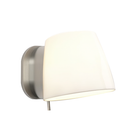 The Imari Wall Lamp from Astro Lighting in matt nickel at an angle.