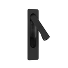 The matte black Keta Reading Light from Astro Lighting from an angle.
