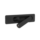 The matte black Keta Reading Light from Astro Lighting horizontal.