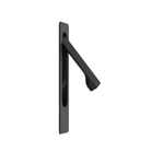 The matte black Keta Reading Light from Astro Lighting from the side.