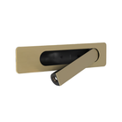 The matte gold Keta Reading Light from Astro Lighting horizontal.