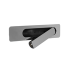 The polished chrome Keta Reading Light from Astro Lighting horizontal.