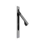 The polished chrome Keta Reading Light from Astro Lighting from the side.