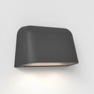 The Mast Twin Coastal Outdoor Wall Sconce by Astro Lighting in charcoal concrete. 