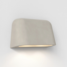 The Mast Twin Coastal Outdoor Wall Sconce by Astro Lighting in grey concrete.