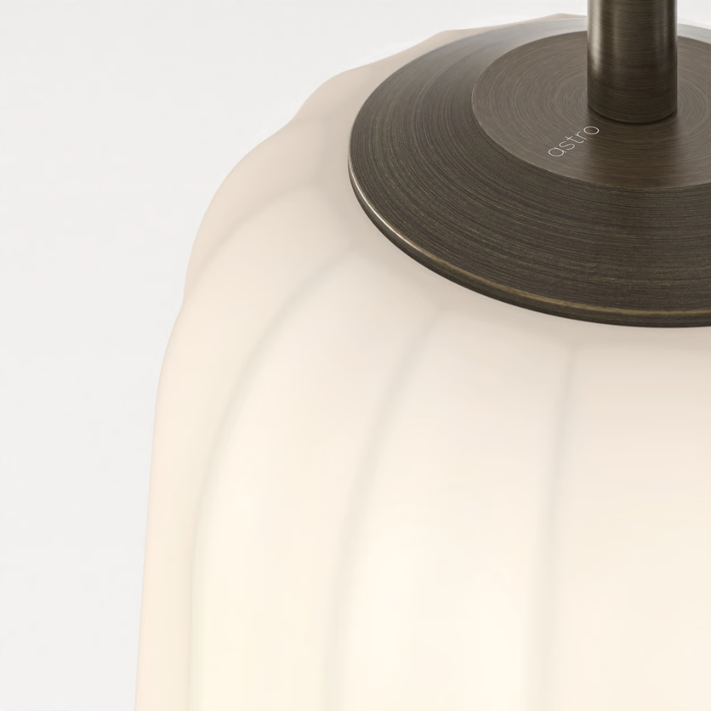 The small Veo Pendant from Astro Lighting in detail.