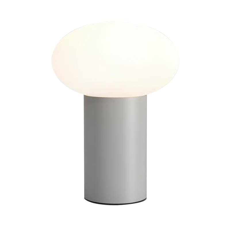 The Zeppo Portable Lamp from Astro Lighting in pebble grey.