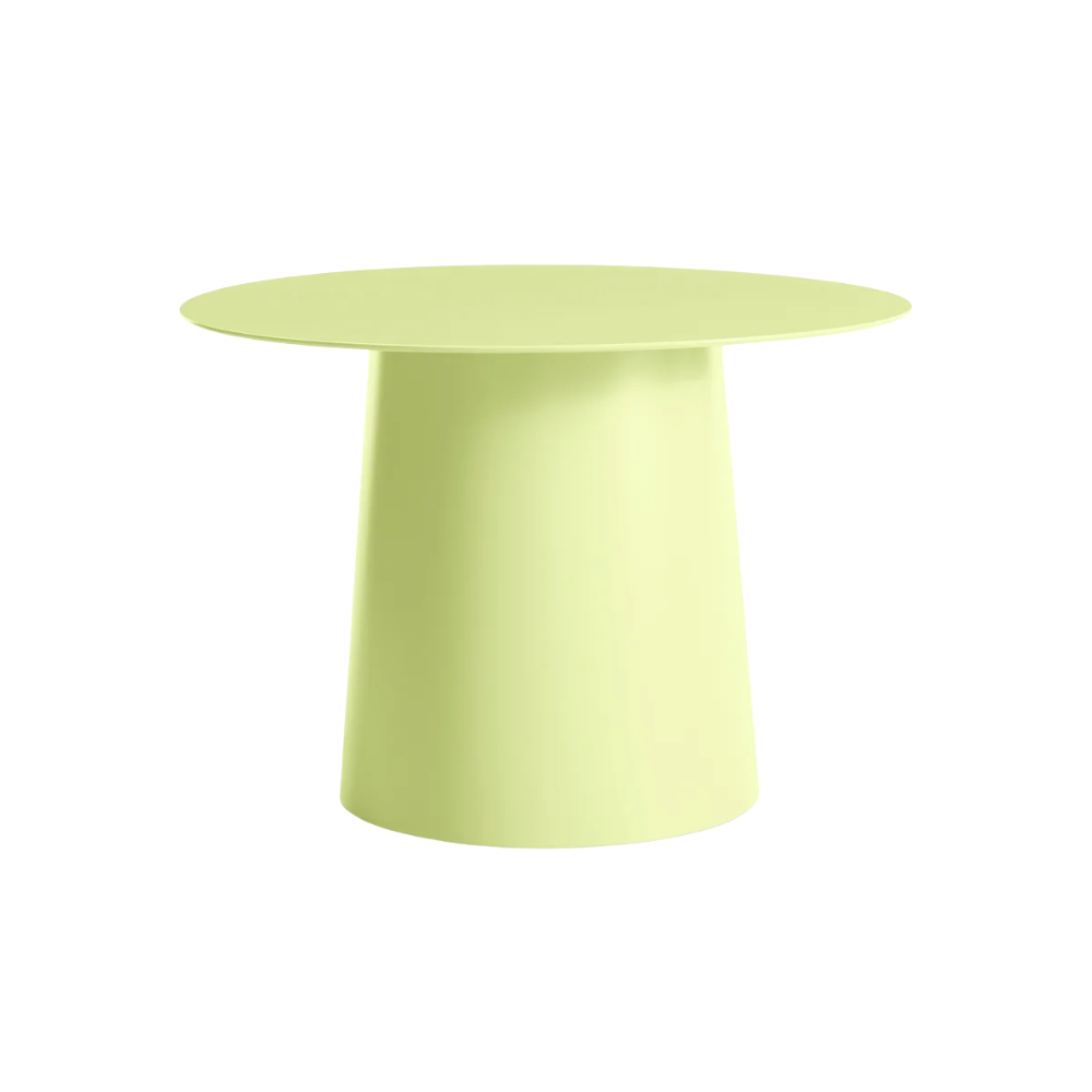The Circula Low Side Table from Blu Dot in Celery.