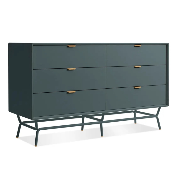 Blu Dot Dang 6 Drawer Dresser in White