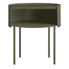 The Li'l Something Side Table from Blu Dot in Dark Olive.