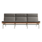 The toohey charcoal Perch Outdoor 3 Seat Sofa with charcoal frame from Bludot.