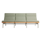 The sunbrella oasis Perch Outdoor 3 Seat Sofa with charcoal frame from Bludot.