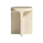 The ivory Small Talk Tall Side Table from bludot.