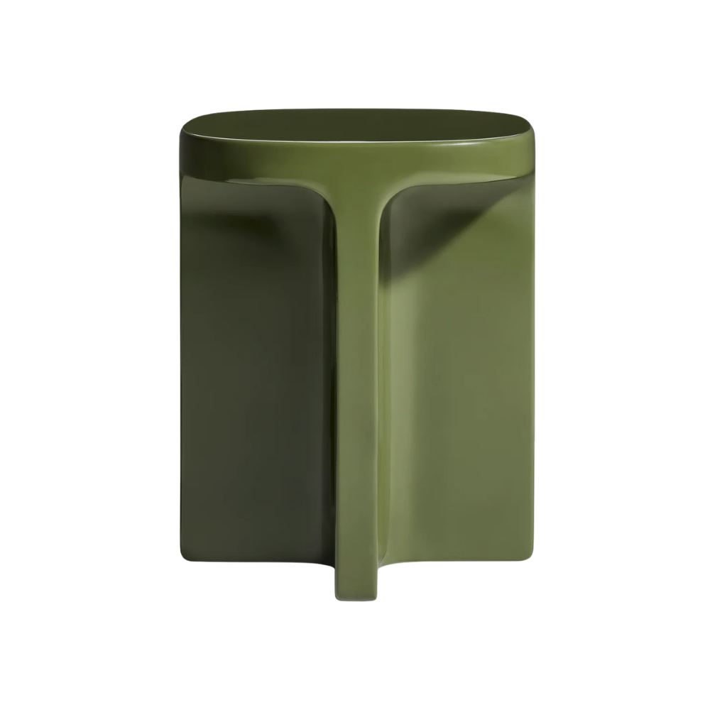 The olive Small Talk Tall Side Table from bludot.
