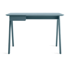 The Stash Desk from Blu Dot in Marine Blue on Ash.