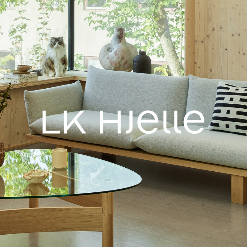 LK Hjelle brand tile on Illuminee brands page.