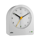 The white BC22 Alarm Clock from Braun.