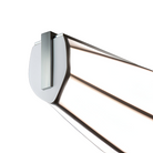 The Lenis Linear Pendant from Cerno in brushed aluminum in detail.