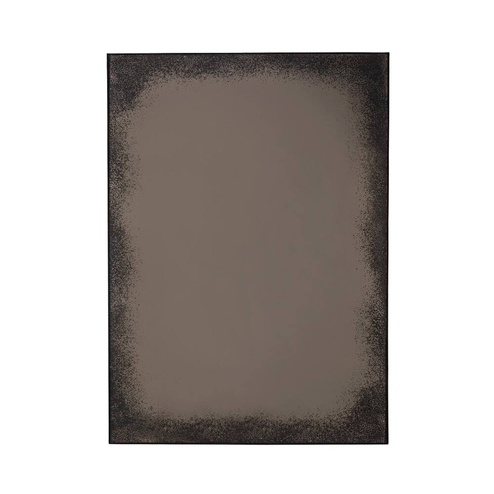 The Aged Wall Mirror Rectangle, bronze copper 41.5 inches from Ethnicraft.