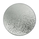 Aged Wall Mirror Round in Clear by Ethnicraft.
