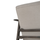 The Aspekt Lounge Chair from Ethnicraft looking at the backrest close-up.