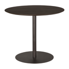 The Blend Dining Table from Ethnicraft in oak brown front 35.5 inch
