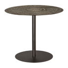 The Blend Dining Table from Ethnicraft in ray whisky front 35.5 inch