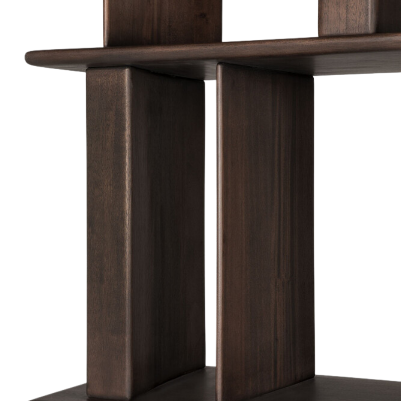 The Block Rack by Ethnicraft in detail.