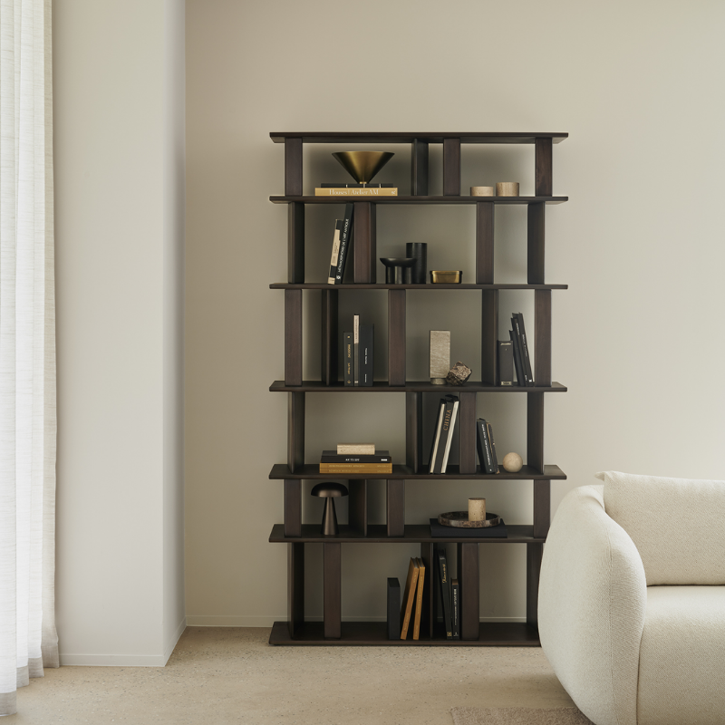 The Block Rack by Ethnicraft in a living room.