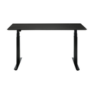 The Bok Adjustable Desk Black Oak 55 Inches with Black Legs from Ethnicraft.
