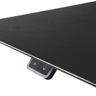 The Bok Adjustable Desk in black from Ethnicraft, with the close-up controls.