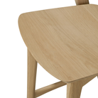 The Bok Counter Stool from Ethnicraft seat details.