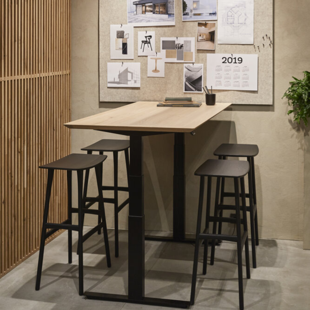 The Bok Adjustable Height Desk from Ethnicraft. all-groups
