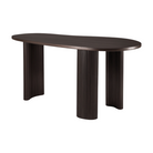 The Boomerang Desk from Ethnicraft from the back.