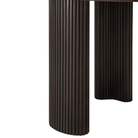 The Boomerang Desk by Ethnicraft leg close-up. all-groups