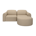 The Bulky Modular Sofa Set, Round 1-2, Right in Almond from Ethnicraft.