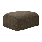 The Cedar Bulky Footstool from Ethnicraft with a side angle.