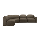 The Bulky Modular Corner Sofa Left Set Cedar from Ethnicraft.