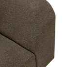 The Bulky Modular Corner Sofa Set Cedar from Ethnicraft with a top view.