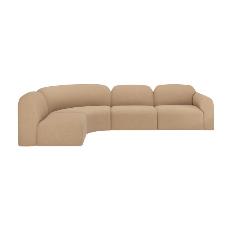 The Bulky Modular Corner Sofa Left Set from Ethnicraft.