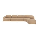 The Bulky Modular Semi-Circle Sofa Set, Right from Ethnicraft.