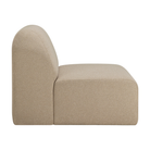 The Bulky Modular Sofa 1-Seater Almond from Ethnicraft with side detailing.