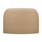 The Bulky Modular Sofa 45 Degrees Round Corner by Ethnicraft from the back.