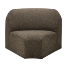 The Bulky Modular Sofa 45 Degrees Round Corner Cedar from Ethnicraft.