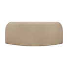 The Bulky Modular Sofa 90 Degrees Round Corner Almond by Ethnicraft from the back side.