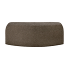 The Bulky Modular Sofa 90 Degrees Round Corner Cedar by Ethnicraft from the back.