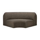 The Bulky Modular Sofa 90 Degrees Round Corner Cedar from Ethnicraft.