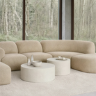 The Bulky Modular Sofa Set Almond Collection from Ethnicraft in a living room.